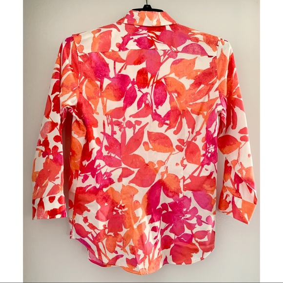 Ralph Lauren Floral Print Non Iron Shirt Size S - Picture 2 of 5